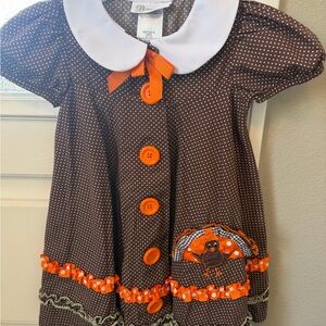 Thanksgiving Bonnie Jean toddler dress